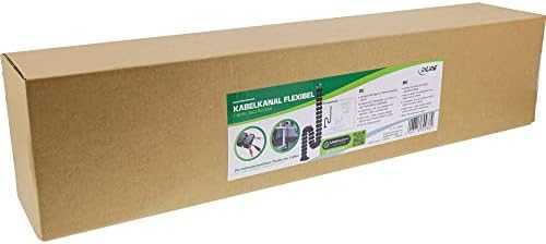 Organizacija InLine ® Lankstus kabelis, skirtas aukštai reguliuojamoms lentoms, 4 kompozicijos, 68x36mm. 1,28 m, juoda