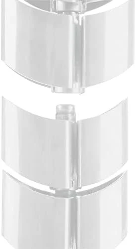 Organizatorius InLine® Kabelio kanalas lankstus, vertikalus stalams, 2 kamerų, 0,80m, baltas