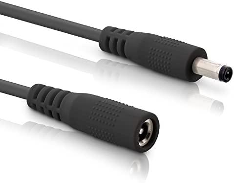 Maitinimo kabelis InLine ® Nuolatinės srovės išplėtimo kabelis, nuolatinės srovės kištukas vyras / moteris 5.5x2.5mm, AWG 18, juoda, 3m