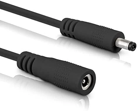 Maitinimo kabelis InLine ® Nuolatinės srovės lizdas, nuolatinės srovės kištukas, 4.0x1.7mm, AWG 18, juodas, 3m