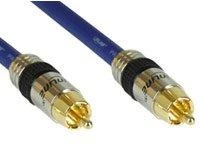 InLine RCA (Cinch) - RCA (Cinch) kabelis 1m mėlynas (89801P)