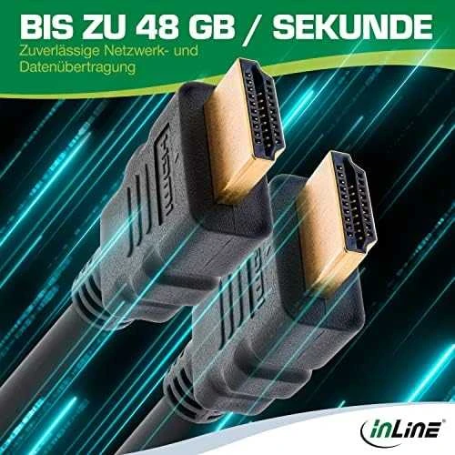 Kabelis InLine HDMI - HDMI 2m juoda (17902A)