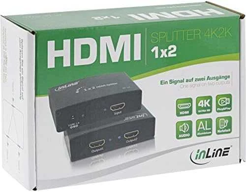InLine HDMI 1x2 skirstytuvo pakuotė
