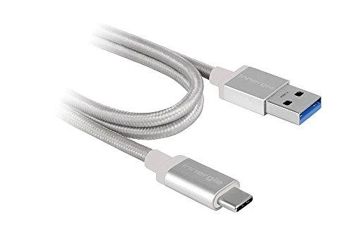 Kabelis USB Innergie USB-A - USB-C 1 m Sidabrinė (3082186500)