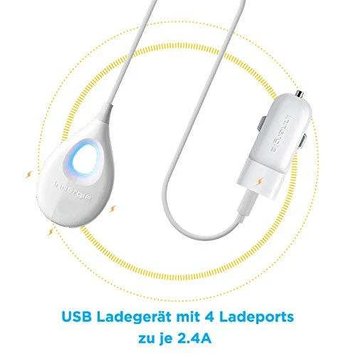 Įkroviklis Innergie PowerCombo Go hub 4x USB-A 2.4 A (ADC-47AB WRA)