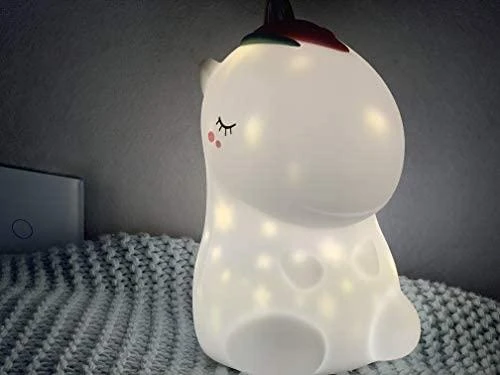INNOGIO naktinė lemputė su projektoriumi GIO Little Unicorn ING-200