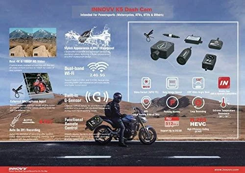 INNOVV K5 Vaizdo registratorius motociklams