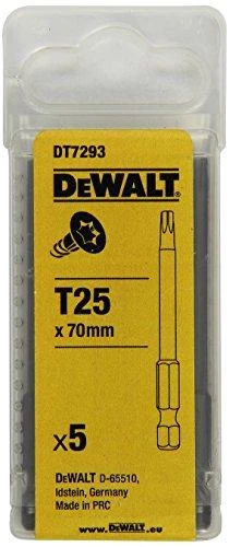 Sukimo antgalis DeWalt DT72932; T25; 70 mm; 5 vnt.
