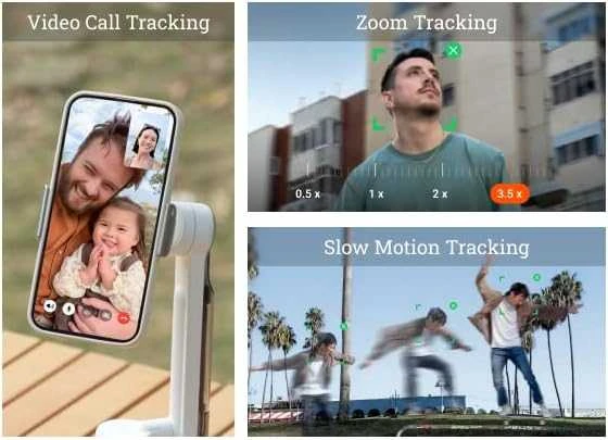 Insta360 Flow autonominis (baltas)