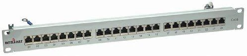 INTELLINET Patchpanel 1HE 24 prievadų Cat6 FTP grau