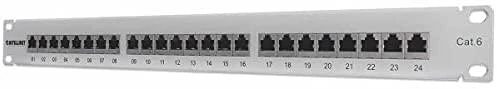 Lynx INTELLINET Patchpanel 1HE 24 prievadų Cat6 FTP grau
