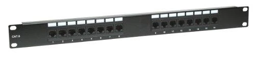 Intellinet 519526 Patch panel UTP Cat6 1U 16 prievadų