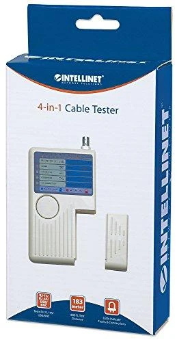 Intellinet 351911 kabelio testeris RJ45, RJ11, USB, BNC_