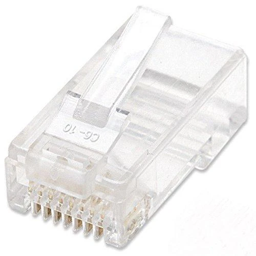 INTELLINET moduliniai kištukai RJ45 lanksčiam UTP 8P8C, Cat 6, 100 vnt.