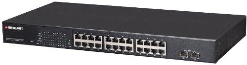 Šakotuvas Intellinet 560559 tinklo komutatorius Gigabit Ethernet (10/100/1000) Juoda Maitinimas per Eternetą (PoE)