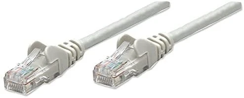 Intracom INTELLINET tinklo kabelis Cat5e U/UTP 2,0m 7ft. Geltona RJ-45 Vyriški / RJ-45 Vyriški Paauksuoti kontaktai Polibag