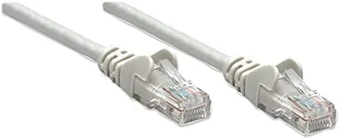 Intracom INTELLINET tinklo kabelis Cat5e U/UTP 2,0m 7ft. Geltona RJ-45 Vyriški / RJ-45 Vyriški Paauksuoti kontaktai Polibag
