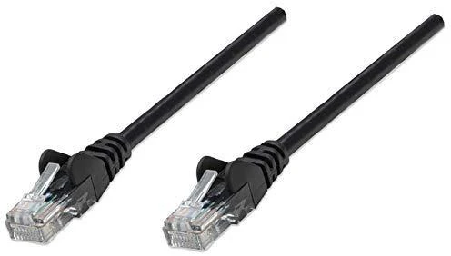 Intellinet Network Solutions Patchcord, Cat6, UTP, 15m, juoda, 5 vienetų (342100- 5P)