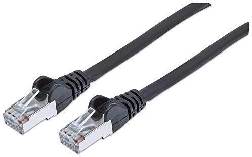 Intellinet Network Solutions Kabelis RJ-45, Cat6a, CU, S/FTP, 0.25m, juoda 737012