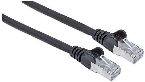 Intellinet Network Solutions Kabelis RJ-45, Cat6a, CU, S/FTP, 0.25m, juoda 737012