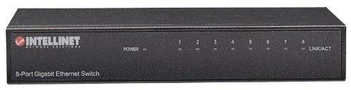 Šakotuvas Intellinet 530347 tinklo komutatorius Gigabit Ethernet (10/100/1000) Juoda