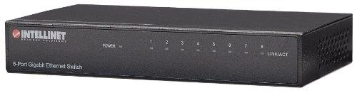 Šakotuvas Intellinet 530347 tinklo komutatorius Gigabit Ethernet (10/100/1000) Juoda