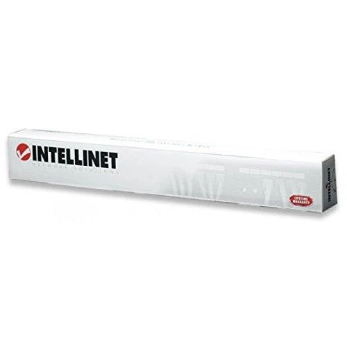 Intracom INTELLINET 711685 Intellinet 19 1U kabelių valdymo skydelis su dangteliu plieniniu/PVC Juodas