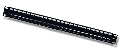 Serverio priedas  Intracom INTELLINET 720328 Intellinet Blank 24-port panel for Keystone Jack 1U 19 with cable organizer