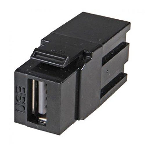 USB 3.0 Keystone modulis, juodas