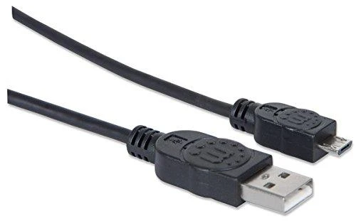 StarTech Manhattan didelės spartos USB įrenginio laidas USB kabelis 0,5 m USB A Micro-USB B Juoda