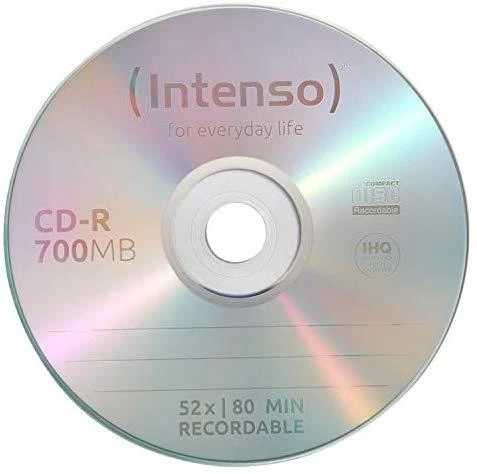 INTENSO 1001126 CD-R Intenso [ torto dėžutė 100 | 700 MB | 52x ]