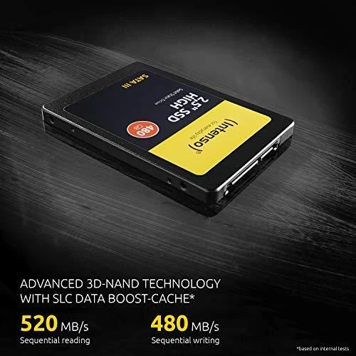 2,5 colio kietasis diskas 240 GB „Intenso High Performance“