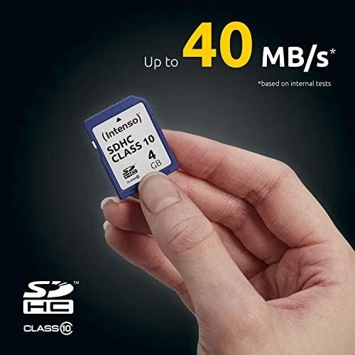 Intenso SDHC atminties kortelė 4 GB, 10 klasė