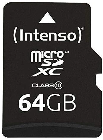 Atminties kortelė Karta Intenso Micro SDXC 64 GB Class 10 (3413490)