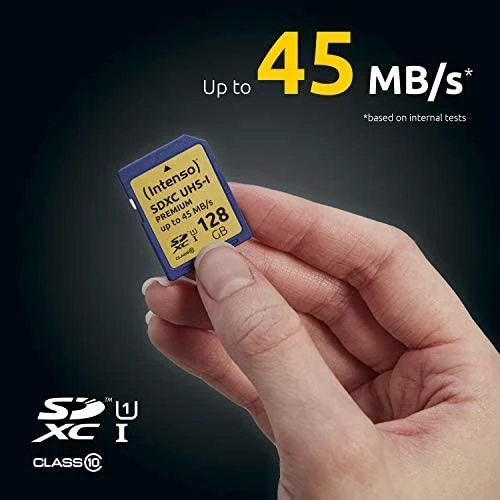 Atminties kortelė Intenso SDXC kortelė 128GB Class 10 UHS-I Premium