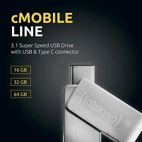 „Intenso cMobile Line Type C“ 64 GB USB atmintinė 3.0