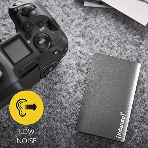 Kietasis diskas „Intenso“ išorinis nešiojamasis SSD 1,8 colio 256 GB, „Premium Edition“, USB 3.0, antracitas