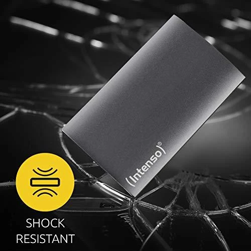 Kietasis diskas „Intenso“ išorinis nešiojamasis SSD 1,8 colio 256 GB, „Premium Edition“, USB 3.0, antracitas