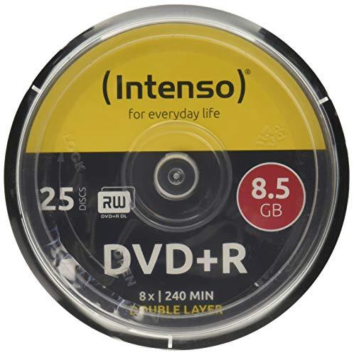 INTENSO 4311144 DVD+R DL DoubleLayer Intenso [ cakebox 25 | 8,5 GB | 8x]