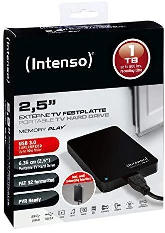 Kietasis diskas Dysk twardy USB3 1TB EXT. 2.5" Juodas 6021460 INTENSO