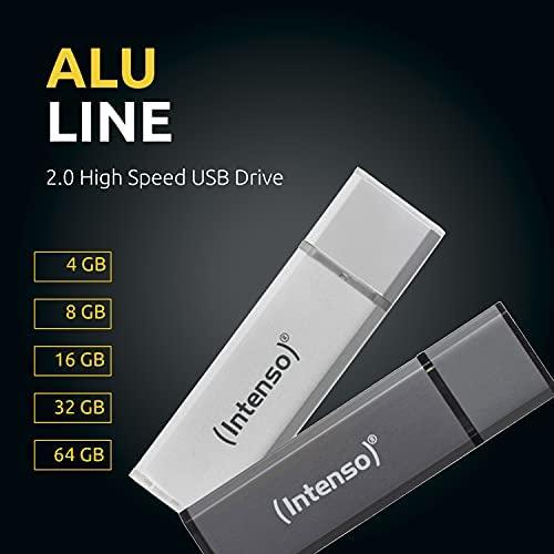 PAMIĘĆ USB USB2 64GB Sidabrinis 3521492 INTENSO