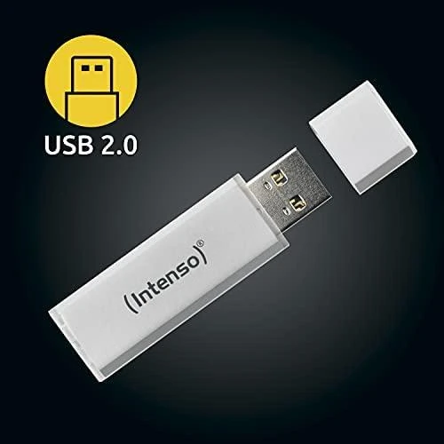 STICK Intenso 8GB 2.0 ALU Line sidabrinis