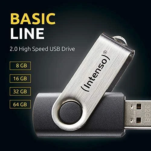 MEMORY DRIVE FLASH USB2 64GB/3503490 INTENSO