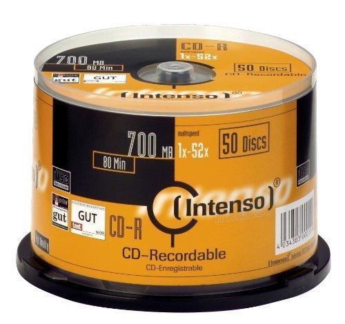 Intenso CD-R 700 MB 52x 50 vnt (1001125)