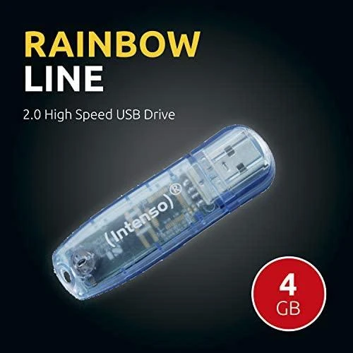 „Intenso Rainbow Line“ 4 GB USB atmintinė 2.0