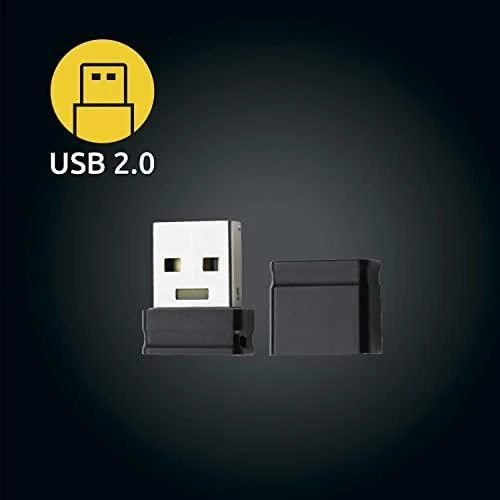 STICK 16GB USB 2.0 Intenso 3500470 Micro Line Juodas