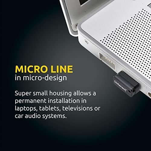 STICK 32GB USB 2.0 Intenso Micro Line Juodas