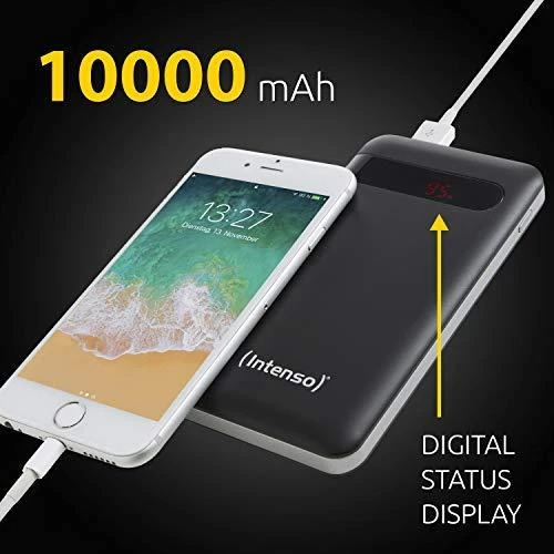 Intenso Išorinė baterija USB 10000MAH antracito spalvos 7332330 Intensyvus