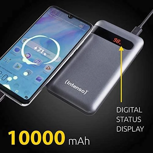 Intenso Išorinė baterija USB 10000MAH antracito spalvos 7332330 Intensyvus