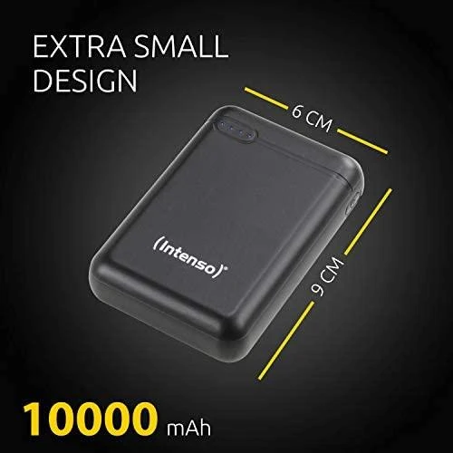 Intenso Powerbank XS10000 juoda 10000 mAh įsk. USB nuo A iki C tipo